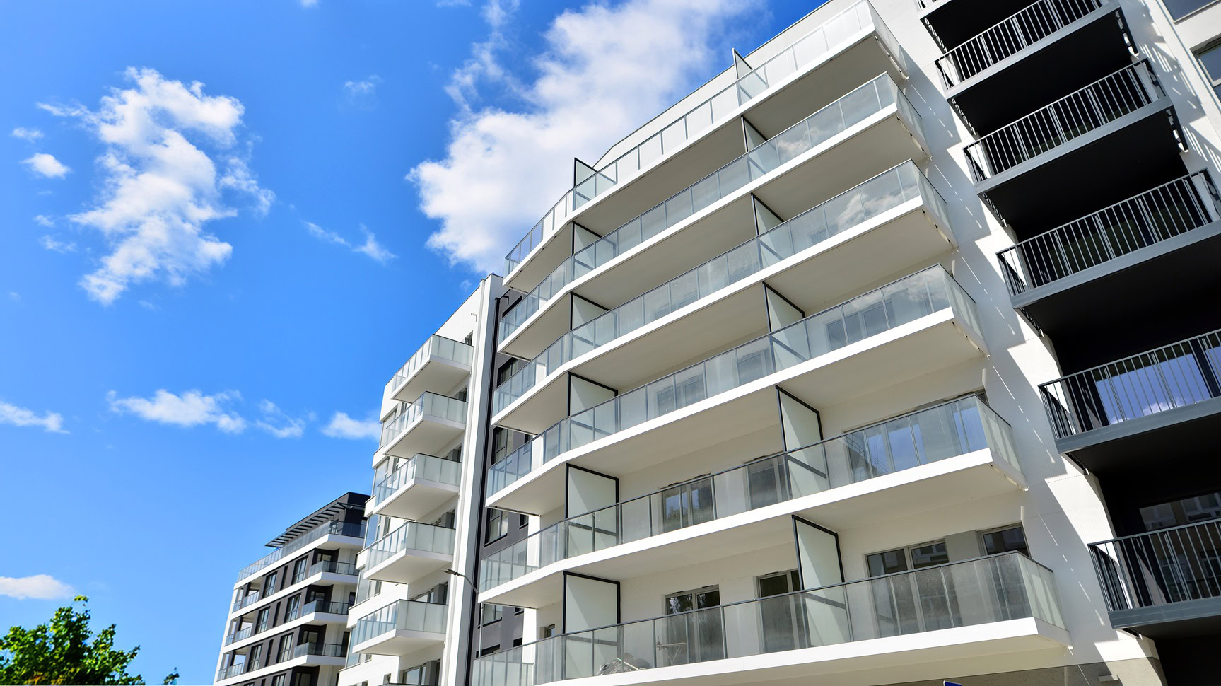 Moderner Wohnkomplex.