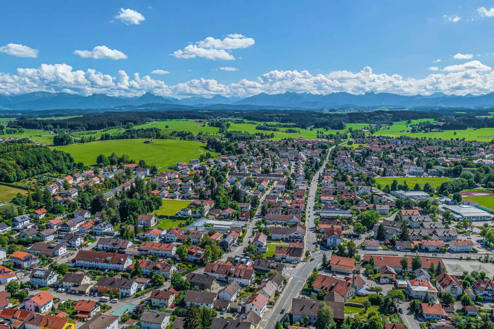 Marktoberdorf im Luftbild