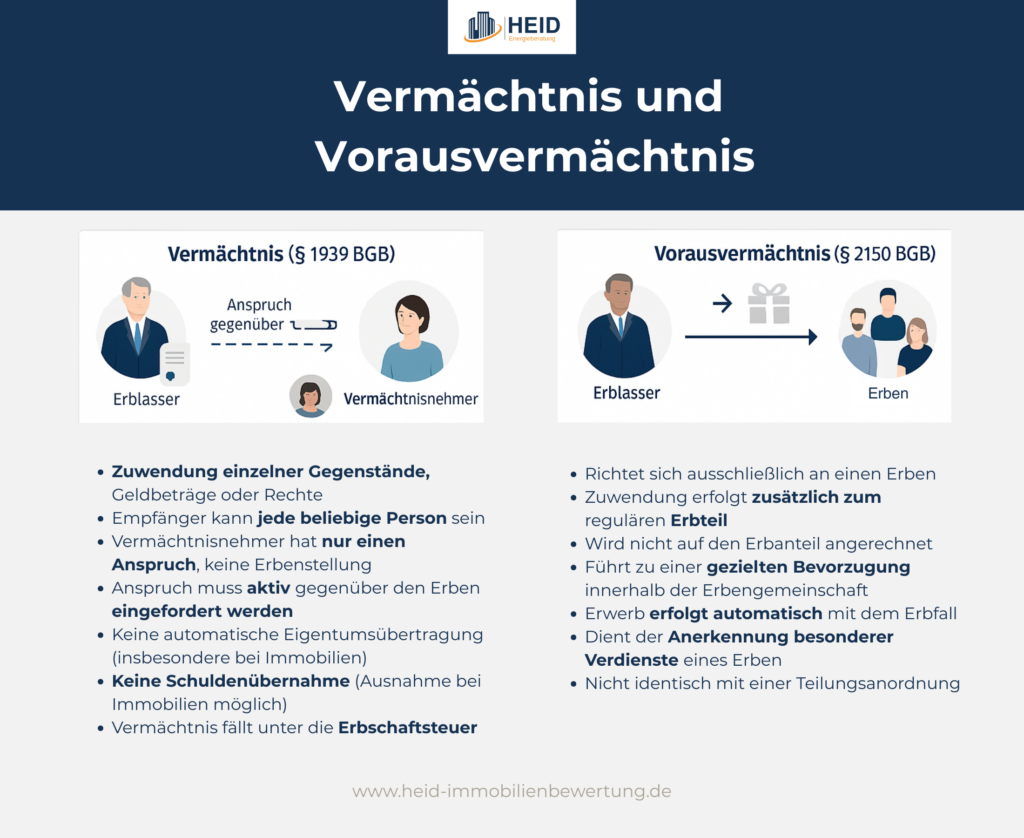 Verm&auml;chtnis und Vorausverm&auml;chtnis